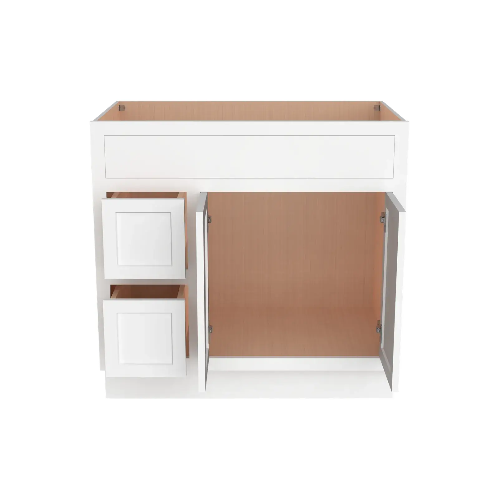Vanity Sink Bases with 2 Drawers Left  VA36-2DL