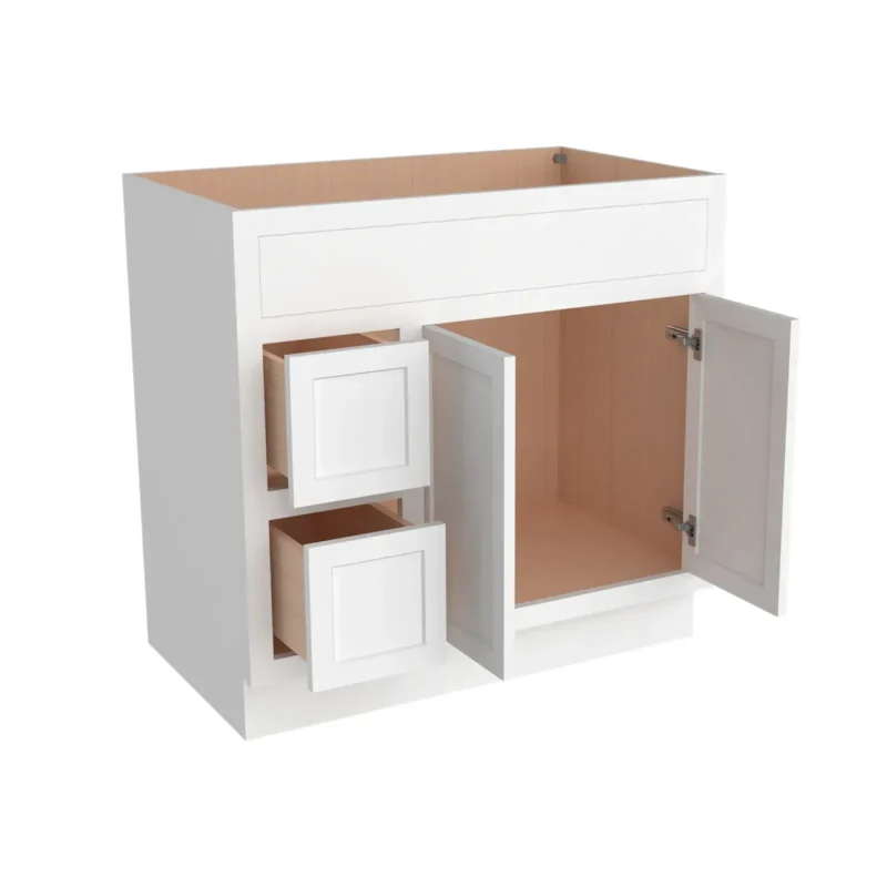 Vanity Sink Bases with 2 Drawers Left VA36-2DL
