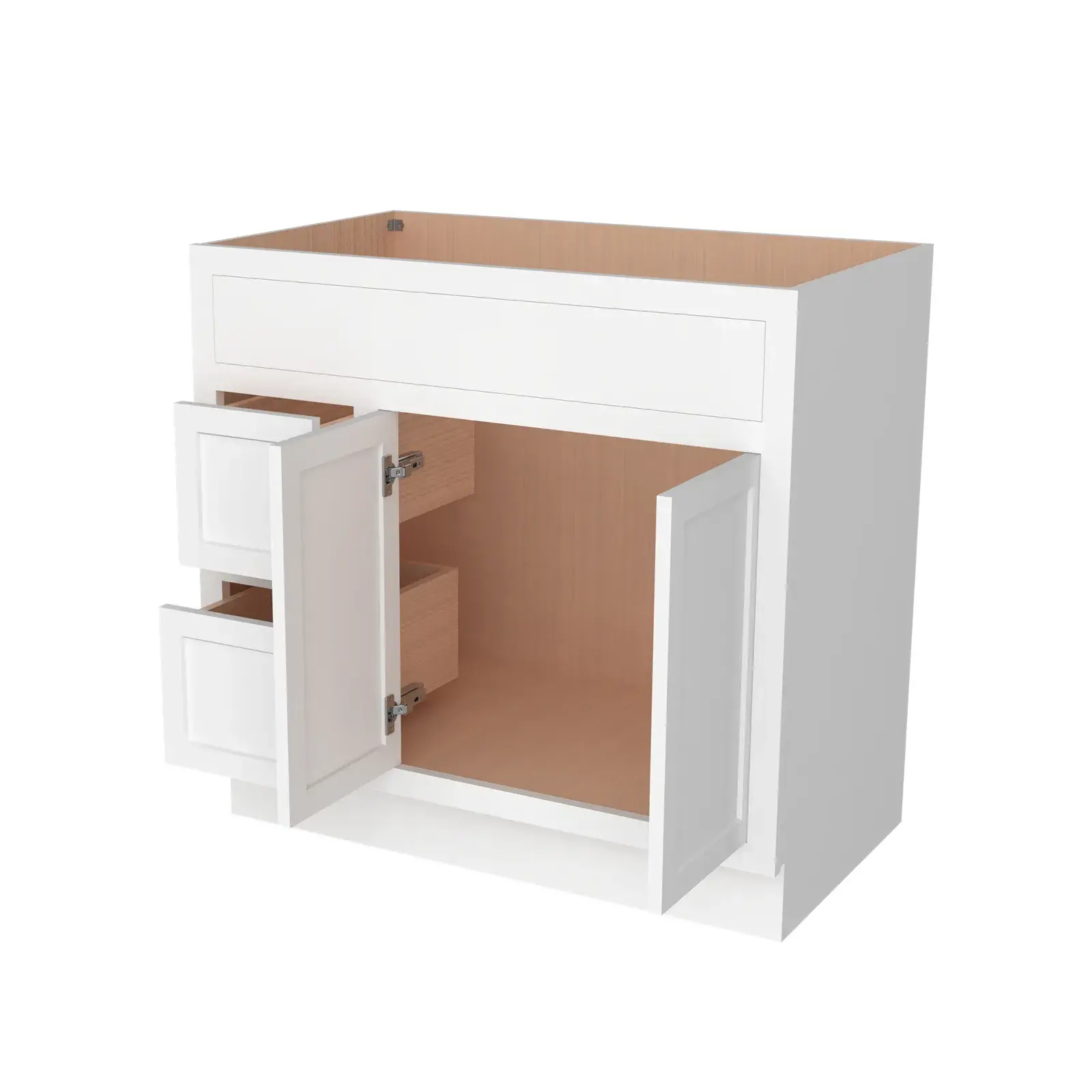 Vanity Sink Bases with 2 Drawers Left  VA36-2DL