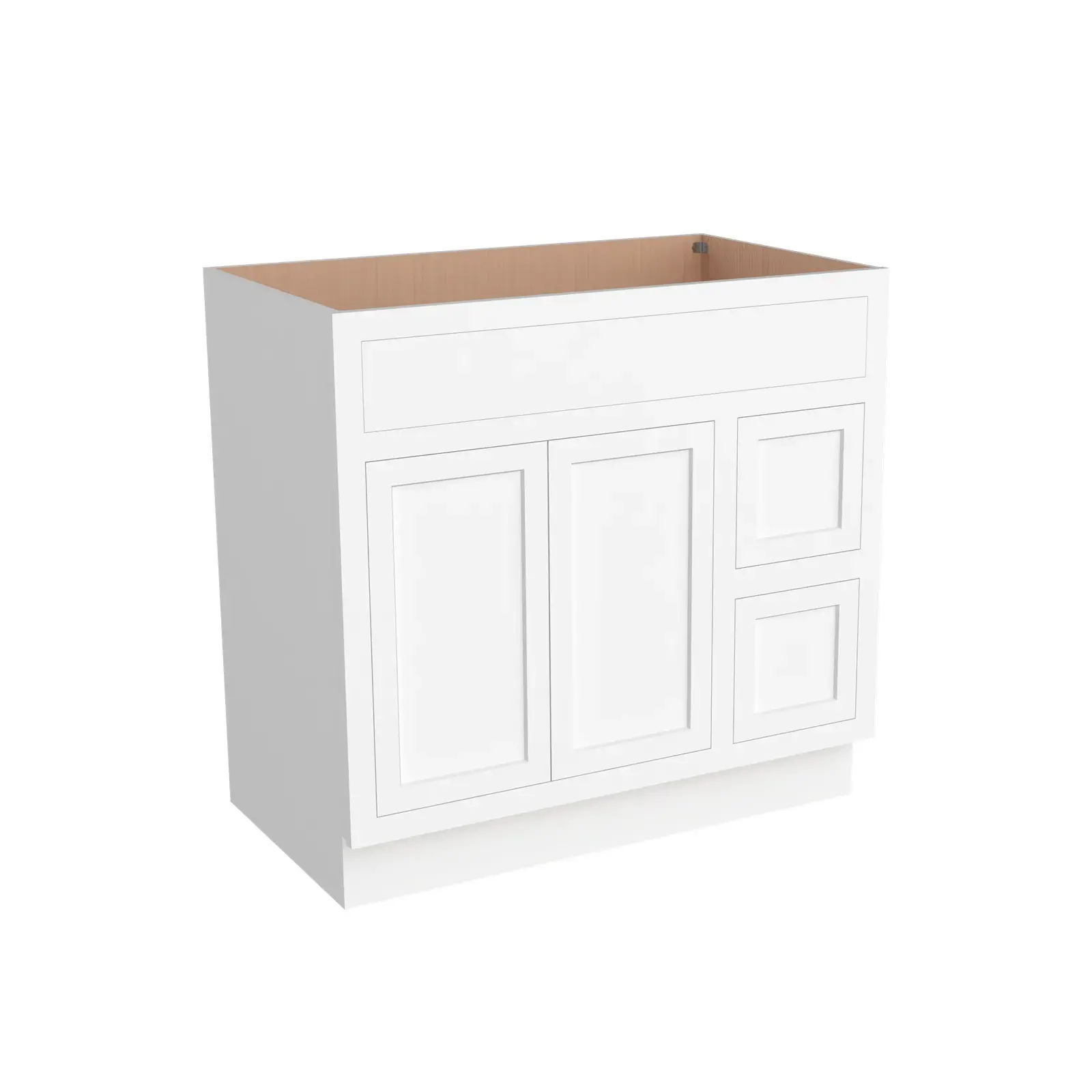 Vanity Sink Bases with 2 Drawers Right VA36-2DR