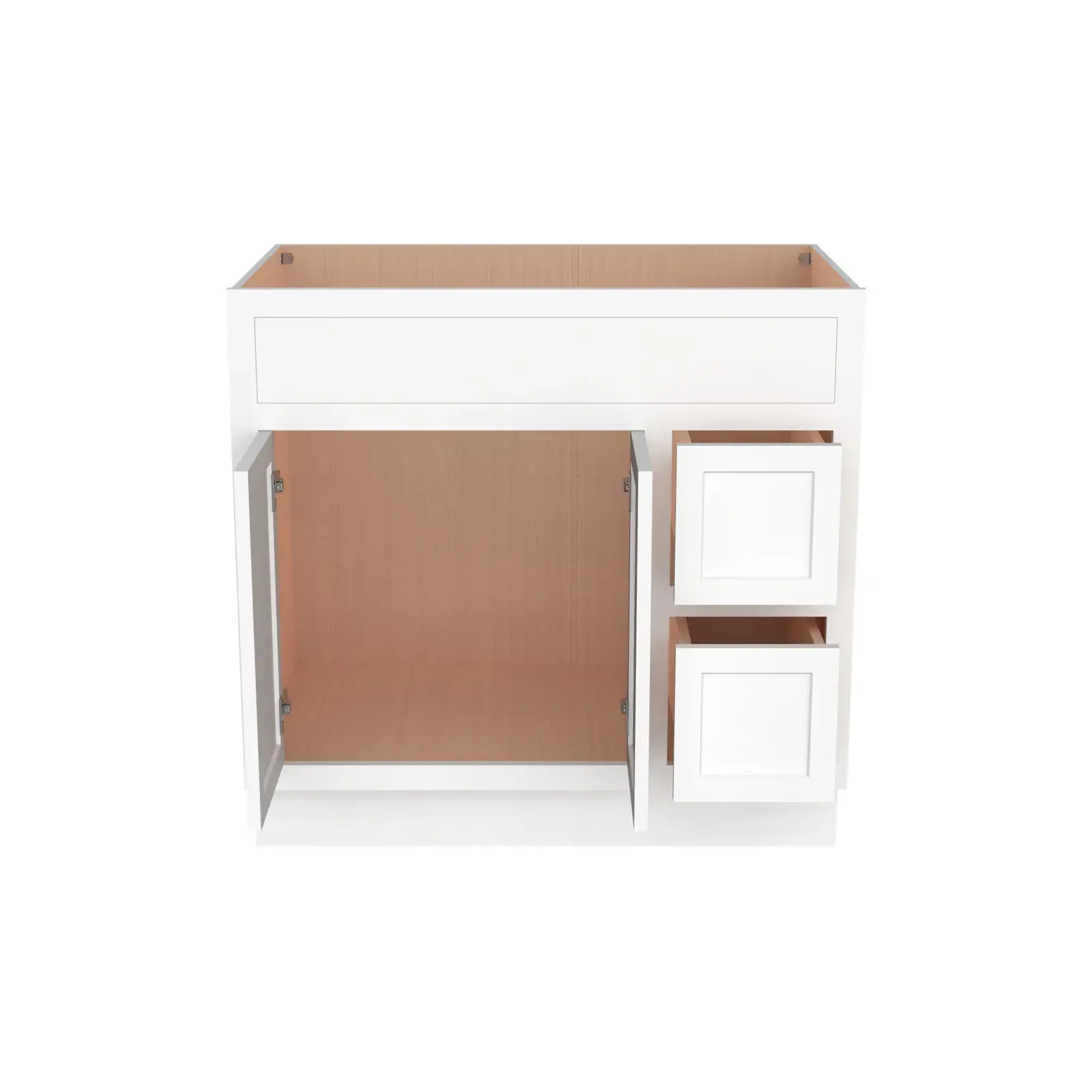 Vanity Sink Bases with 2 Drawers Right VA36-2DR