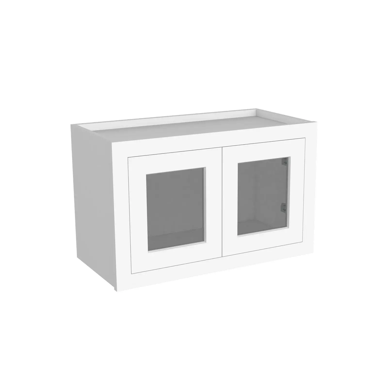 15"H Double GlassDoors Wall Cabinets W2415GD