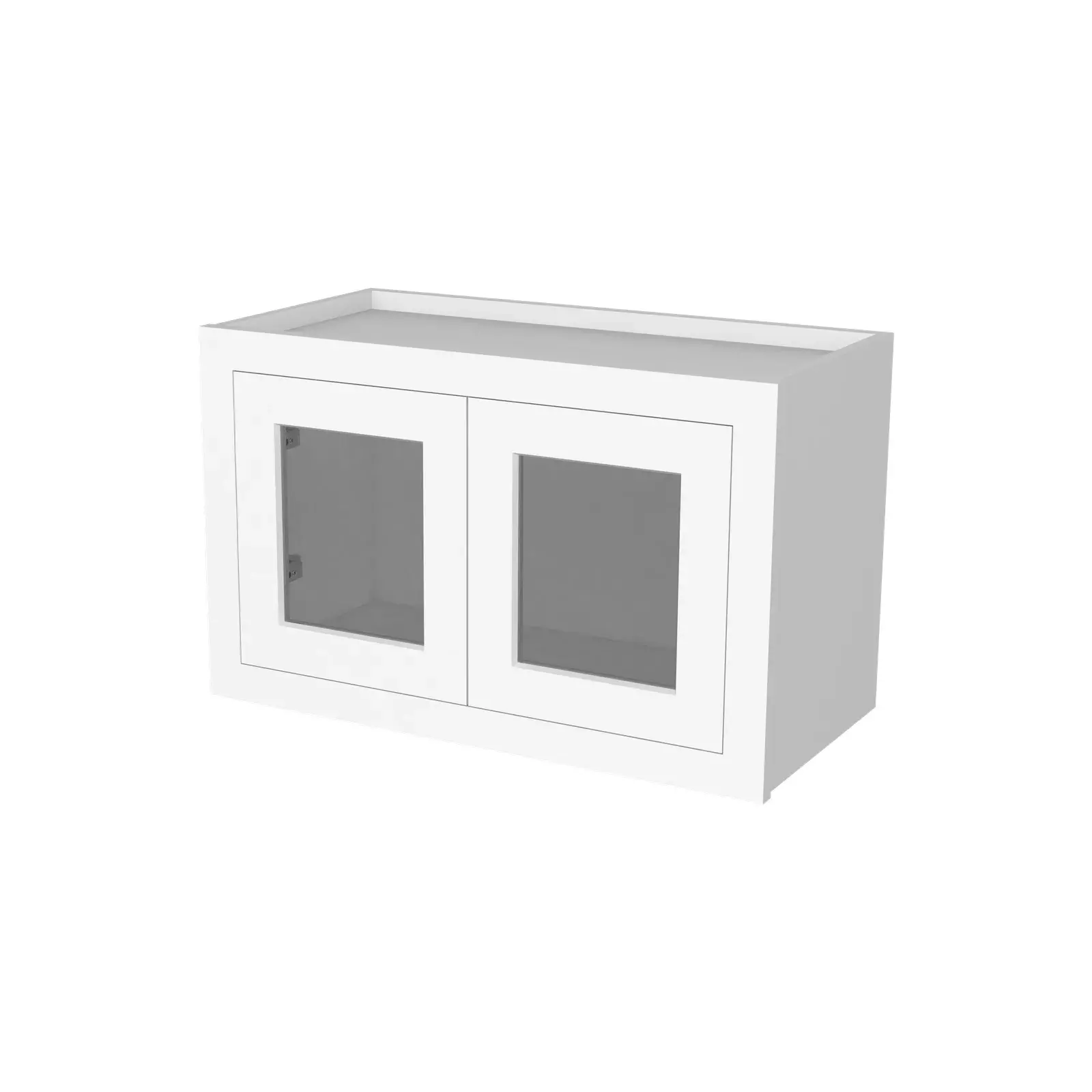 15"H Double GlassDoors Wall Cabinets W2415GD