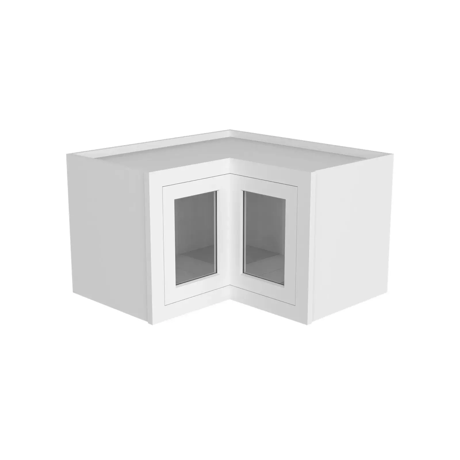 15" H Glass Door Easy Reach Wall Cabinet WER2515GD