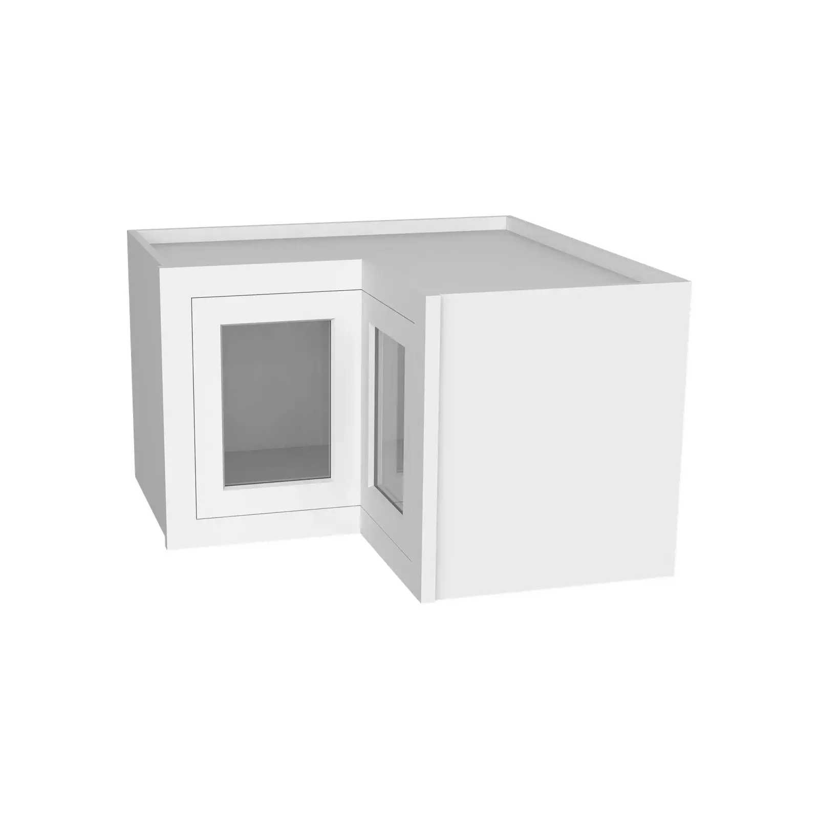 15" H Glass Door Easy Reach Wall Cabinet WER2515GD