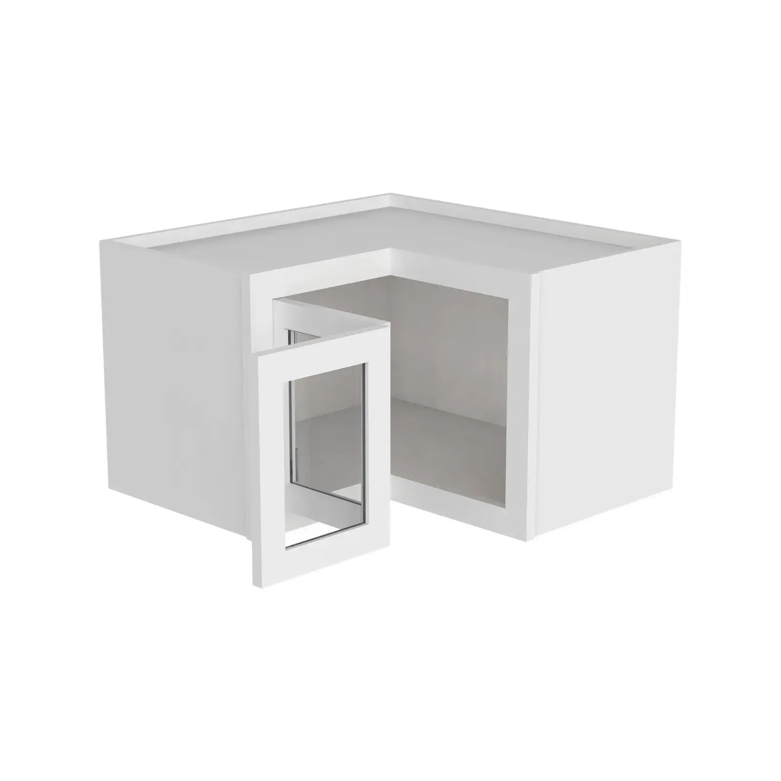 15" H Glass Door Easy Reach Wall Cabinet WER2515GD