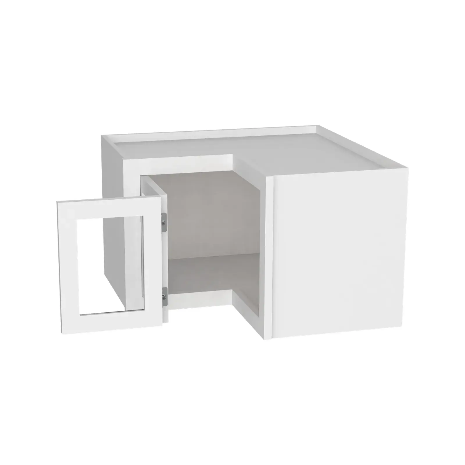 15" H Glass Door Easy Reach Wall Cabinet WER2515GD
