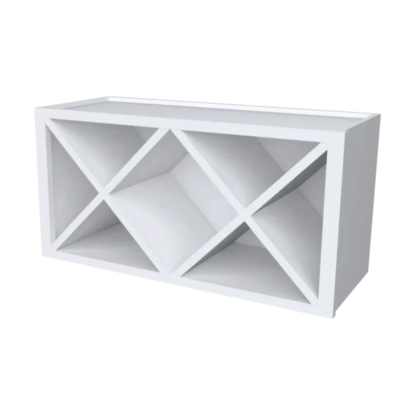 Wall Wine Rack With X Divider Cube Insert