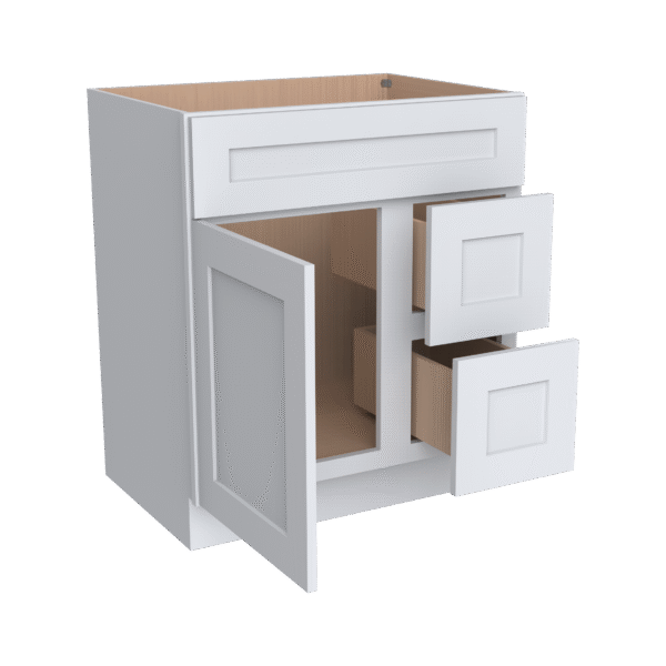 Vanity Sink Bases with 2 Drawers Right