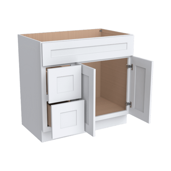 Vanity Sink Bases with 2 Drawer Left