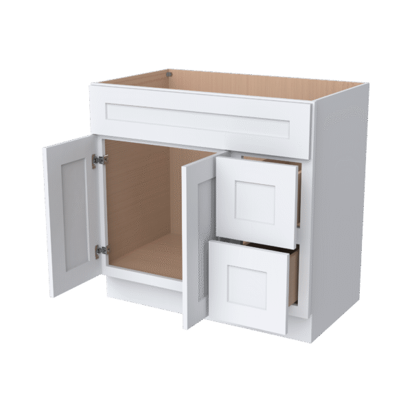 Vanity Sink Bases with 2 Drawer Right