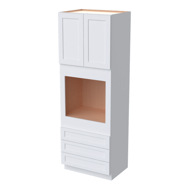 27"D Oven Cabinets With 3 Drawers