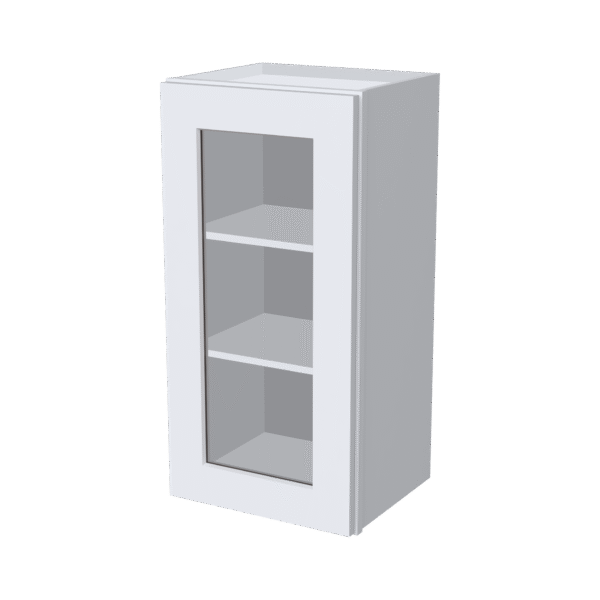 42"H Single GlassDoor Wall Cabinets