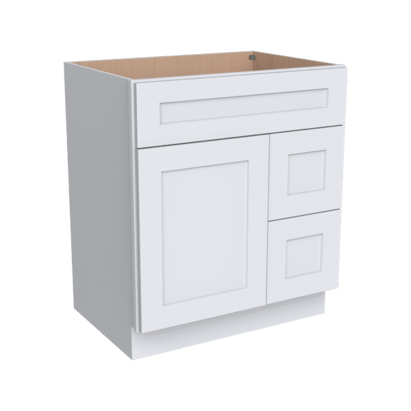 Vanity Sink Bases with 2 Drawers Right