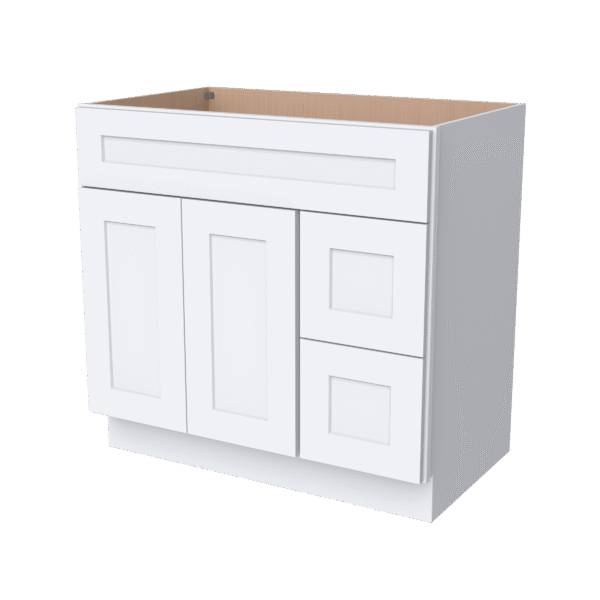 Vanity Sink Bases with 2 Drawer Right