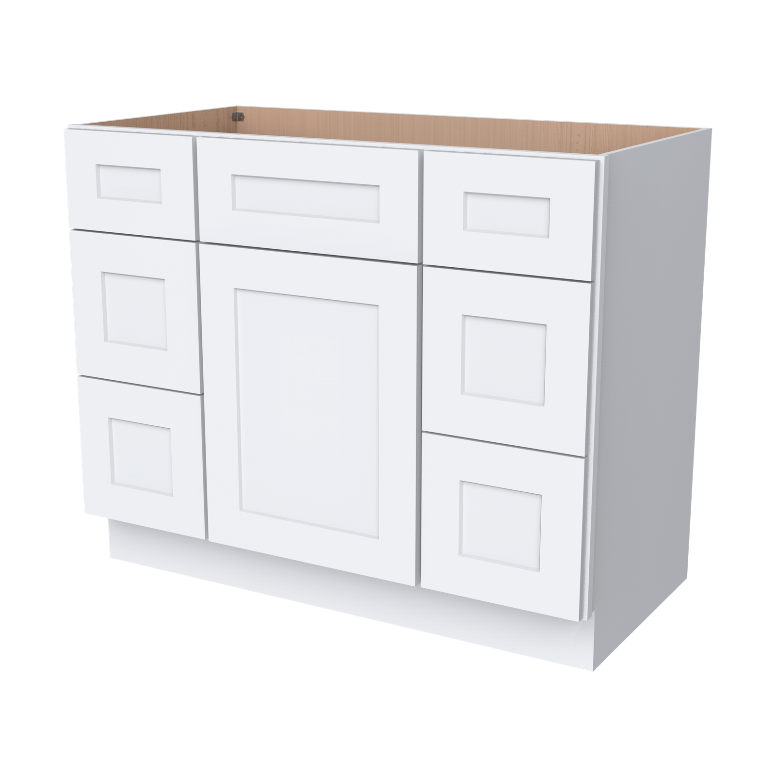 Vanity Single Sink Combo- With 6Drawers
