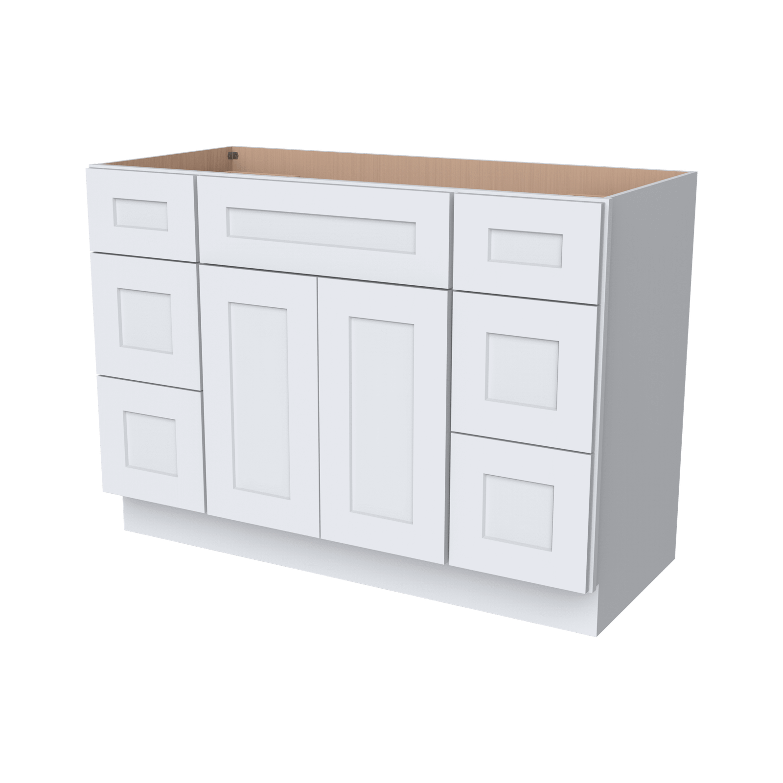 Vanity Single Sink Combo With Drawers On Both Side