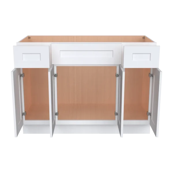 Vanity Single Sink Combo with 4 Doors