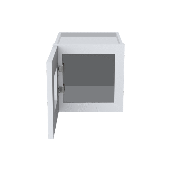 12"H Single GlassDoor Wall Cabinets