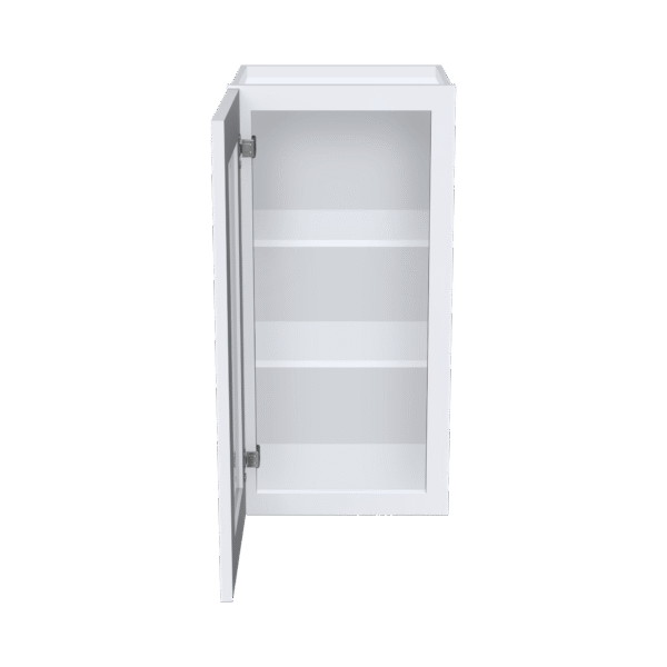42"H Single GlassDoor Wall Cabinets