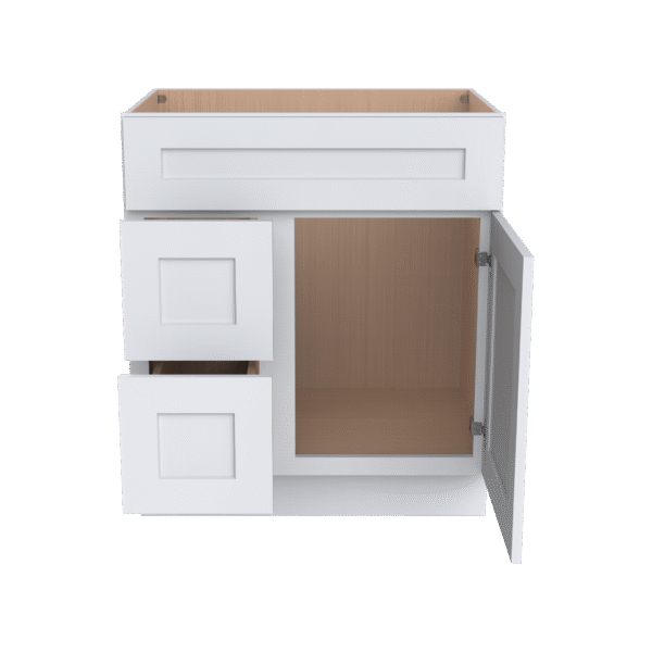 Vanity Sink Bases with 2 Drawers Left