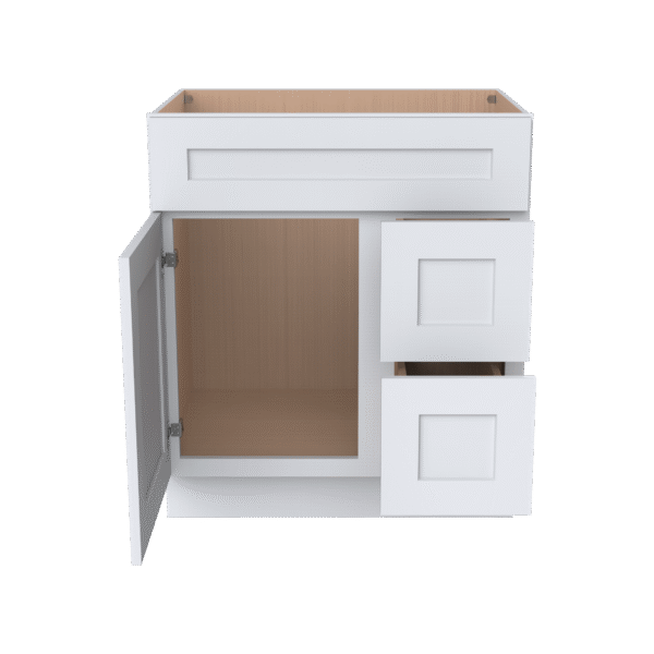 Vanity Sink Bases with 2 Drawers Right