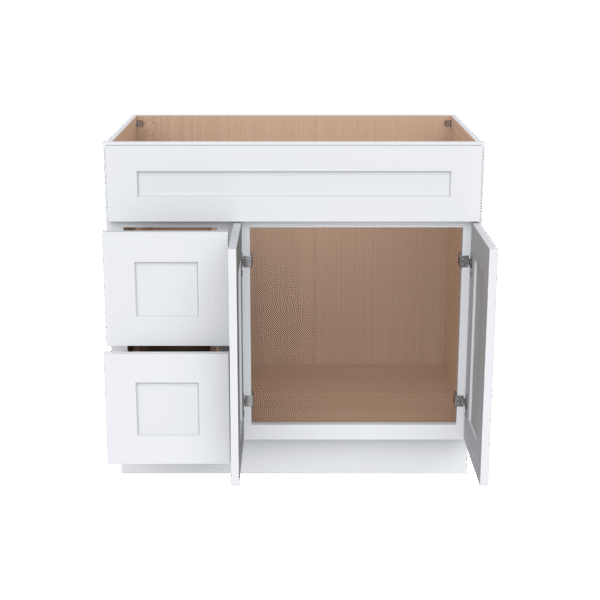 Vanity Sink Bases with 2 Drawer Left