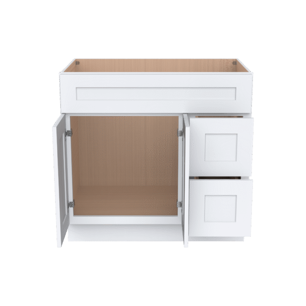 Vanity Sink Bases with 2 Drawer Right