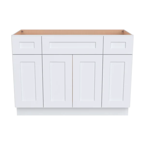 Vanity Single Sink Combo with 4 Doors