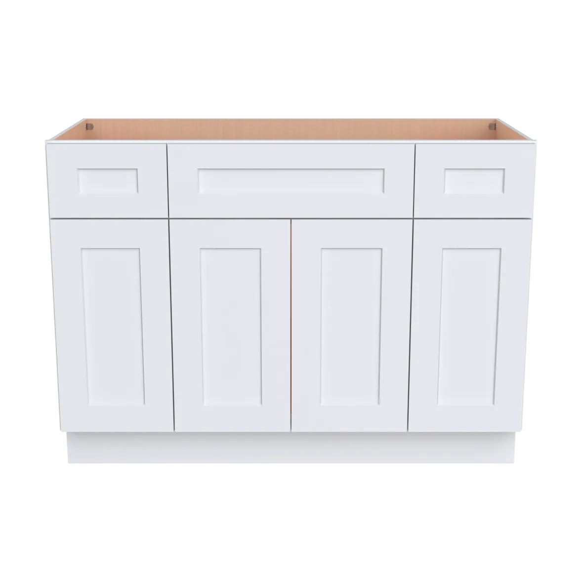 Vanity Single Sink Combo with 4 Doors