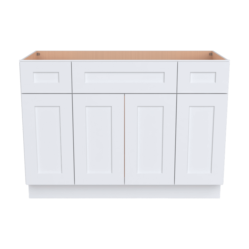 Vanity Single Sink Combo with 4 Doors