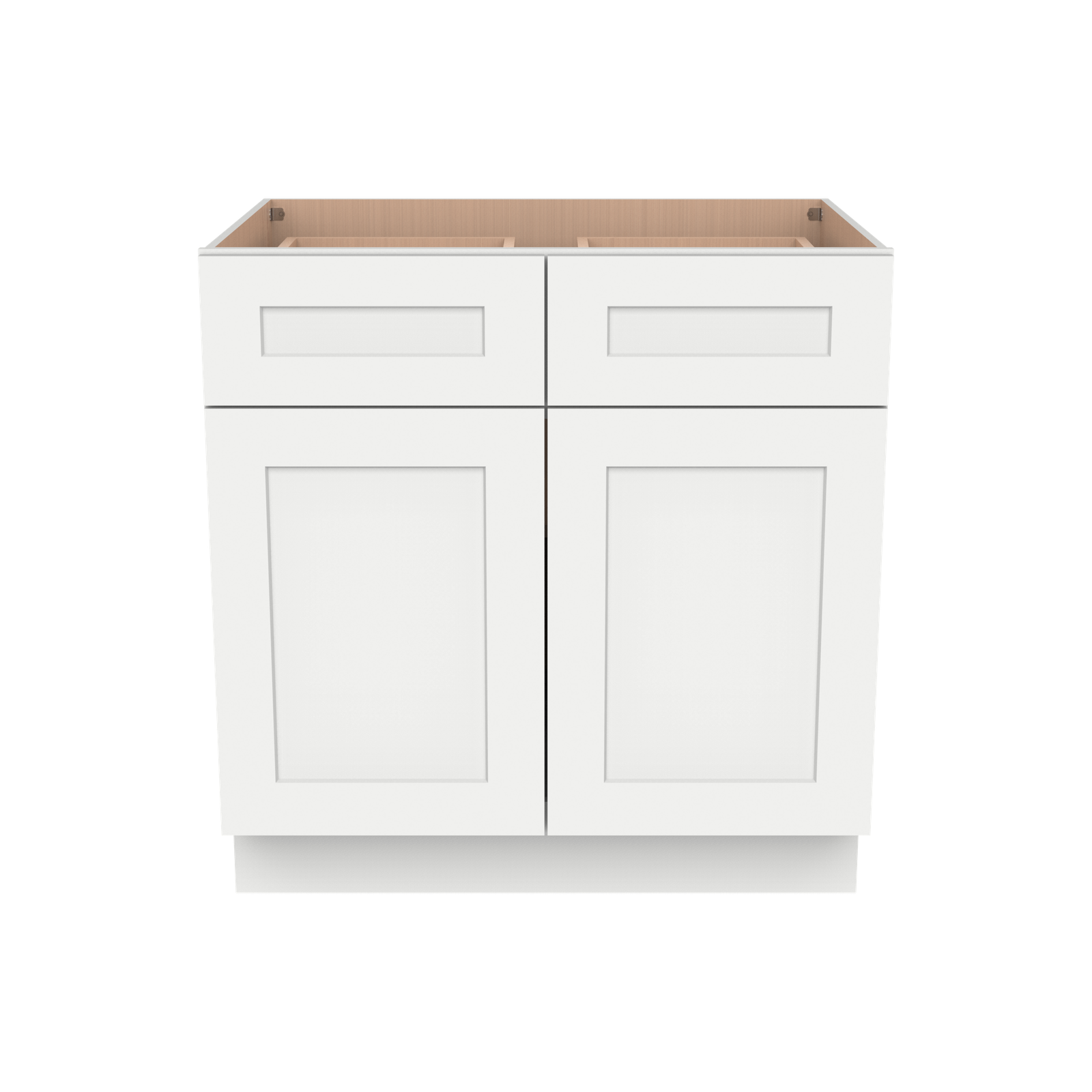 RTA Solid Wood Shaker Origami White 10✖️10 Kitchen Cabinet Set