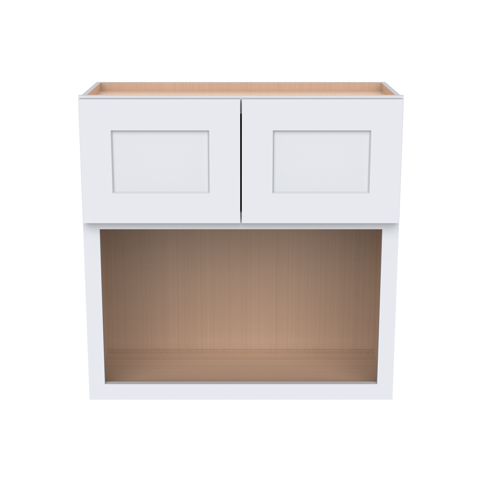 24"D Wall Microwave Open Shelf