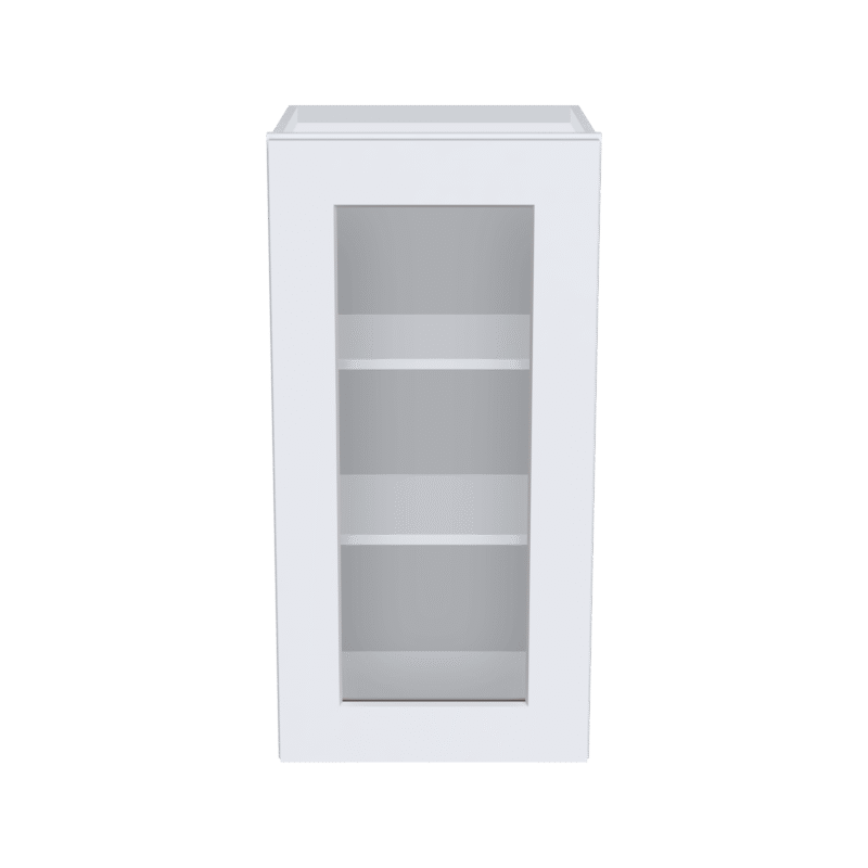 30"H Single GlassDoor Wall Cabinets