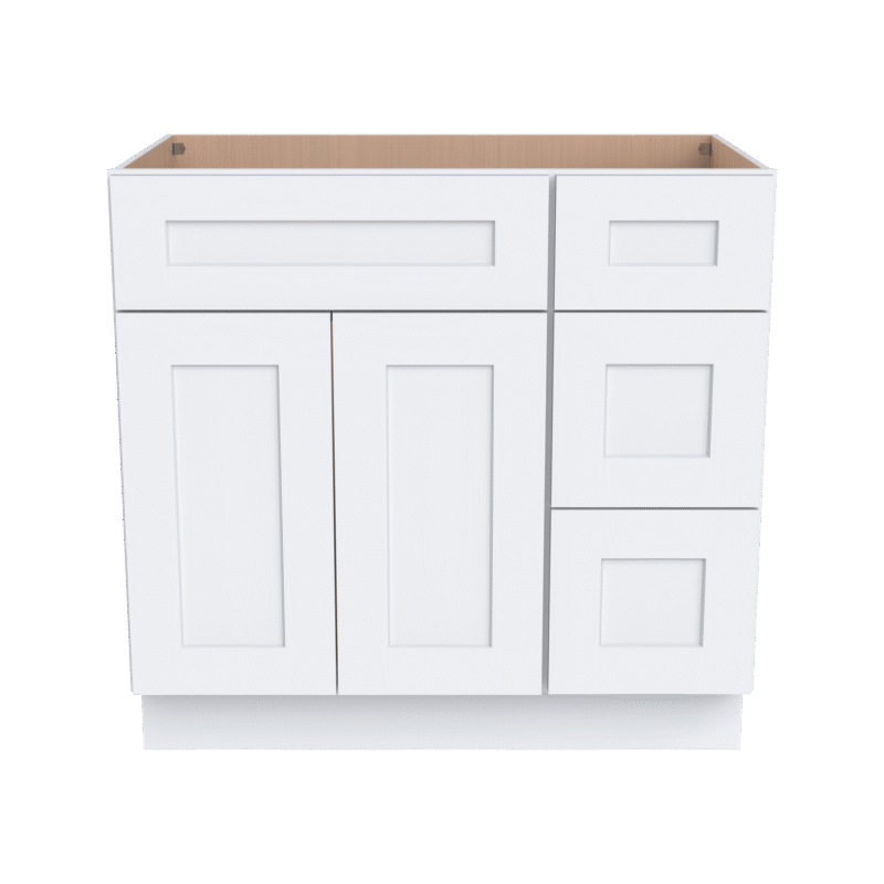 Vanity Sink Bases With Three Drawers Right