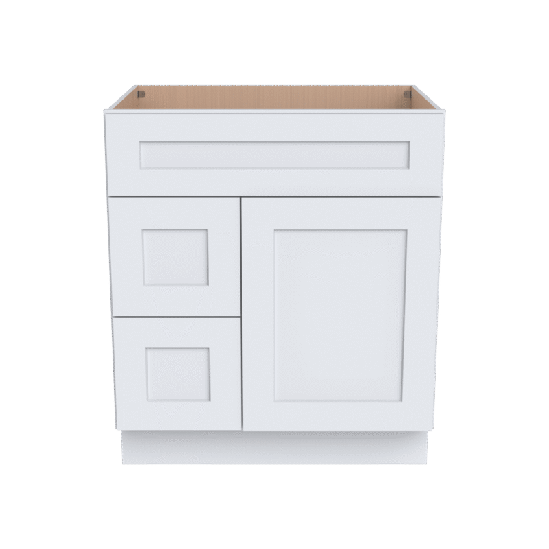 Vanity Sink Bases with 2 Drawers Left