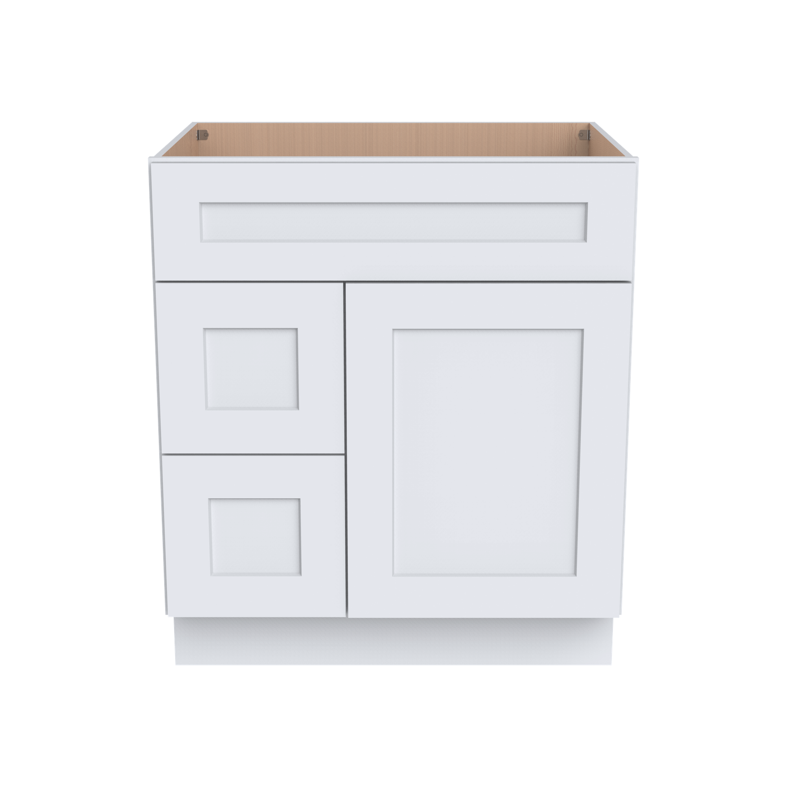 Vanity Sink Bases with 2 Drawers Left