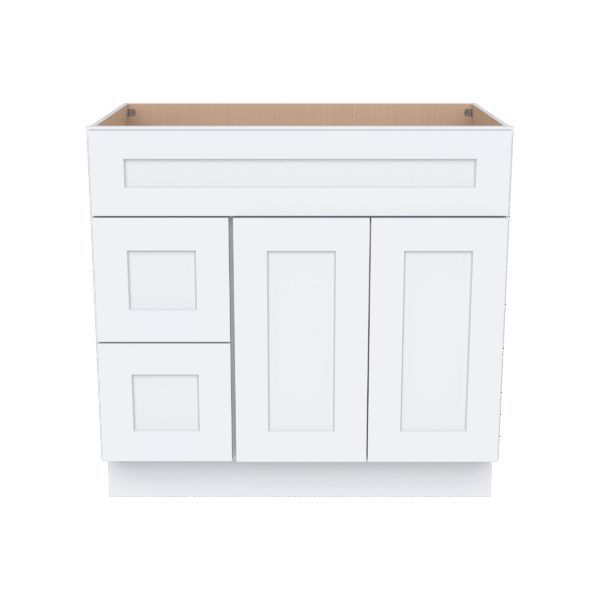 Vanity Sink Bases with 2 Drawer Left