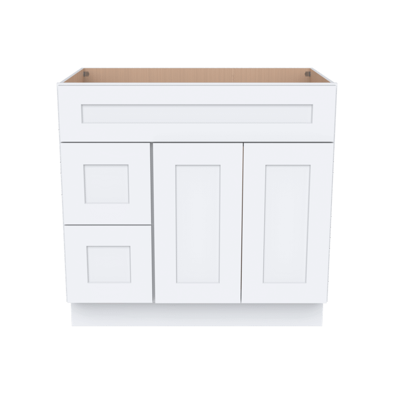 Vanity Sink Bases with 2 Drawer Left