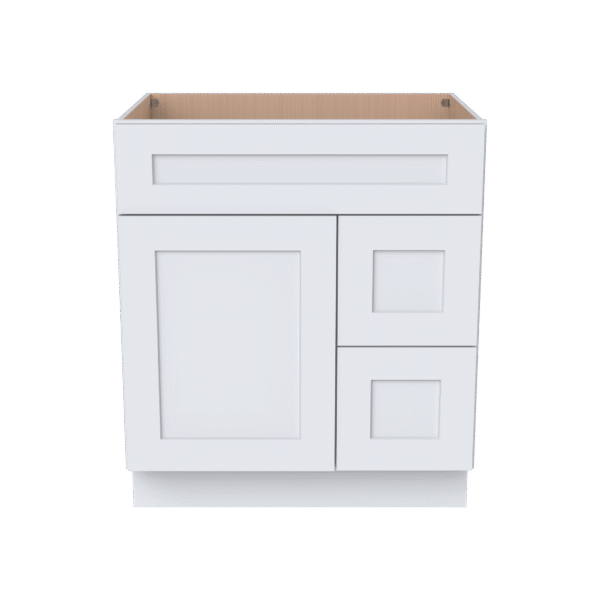 Vanity Sink Bases with 2 Drawers Right