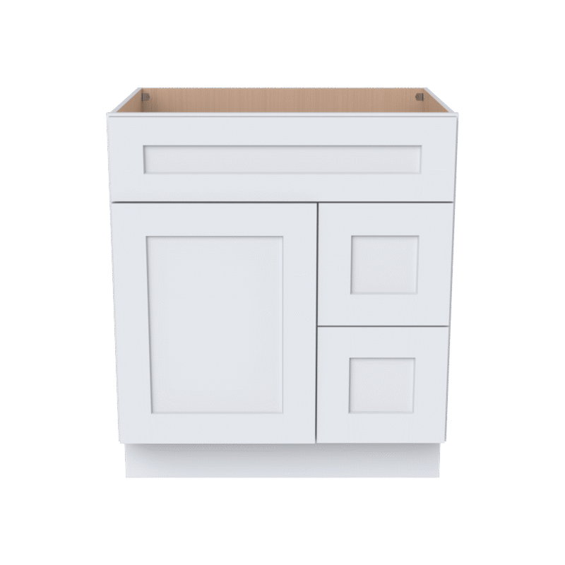 Vanity Sink Bases with 2 Drawers Right
