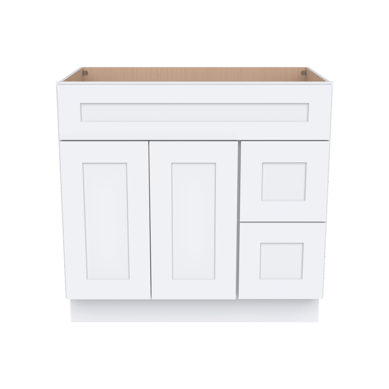 Vanity Sink Bases with 2 Drawer Right