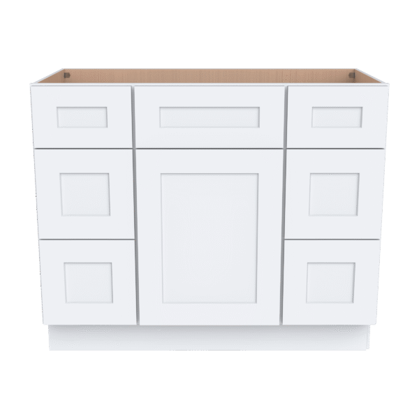 Vanity Single Sink Combo- With 6Drawers