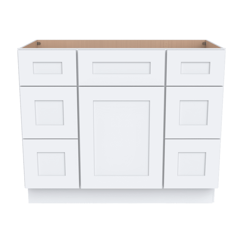 Vanity Single Sink Combo- With 6Drawers