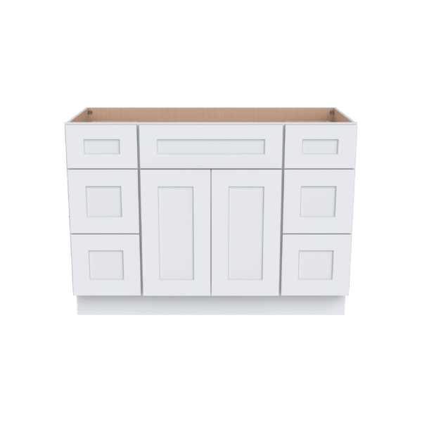 Vanity Single Sink Combo With Drawers On Both Side
