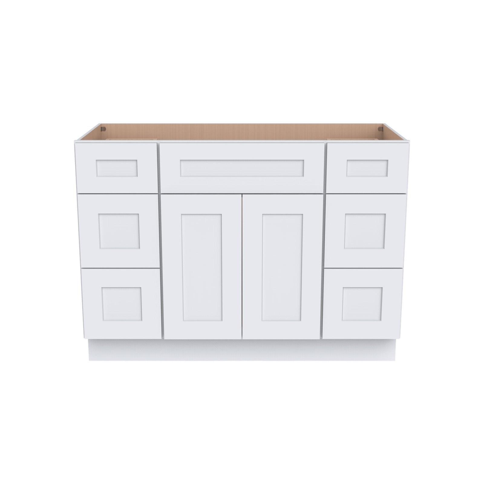 Vanity Single Sink Combo With Drawers On Both Side