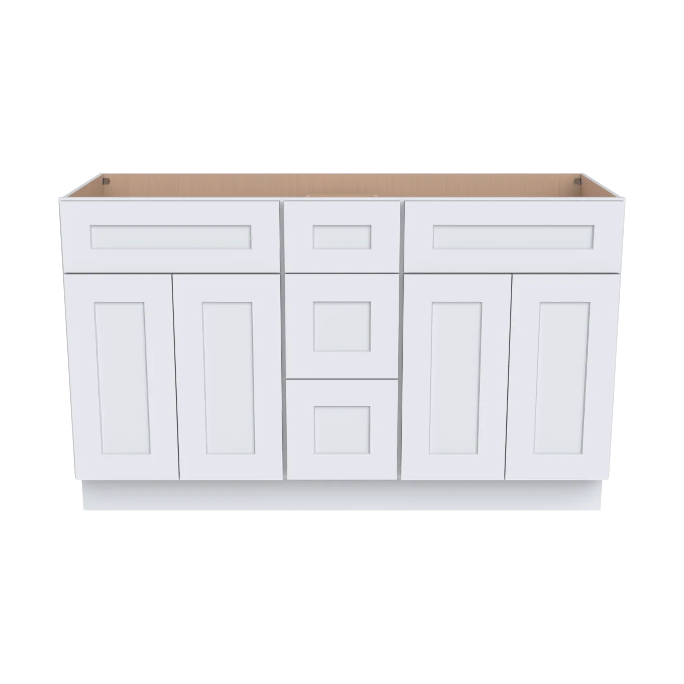 Vanity Double Sink Combo With Central Drawers