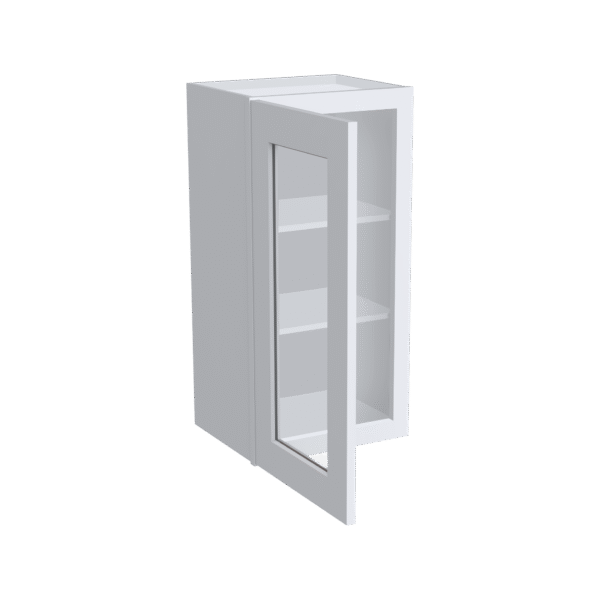 42"H Single GlassDoor Wall Cabinets
