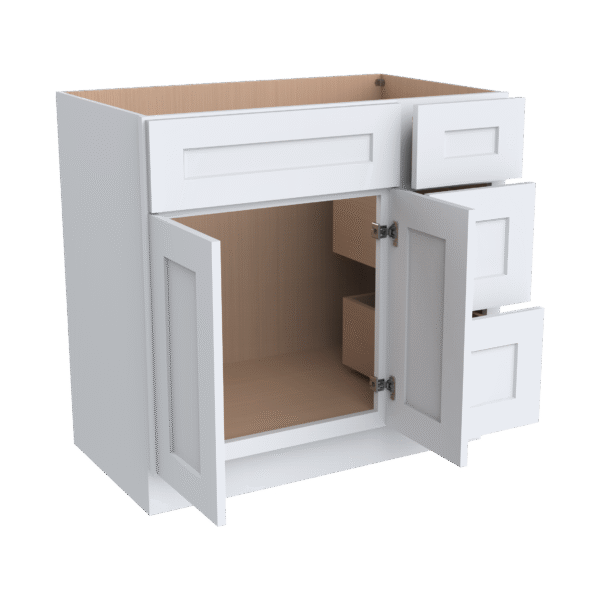 Vanity Sink Bases With Three Drawers Right