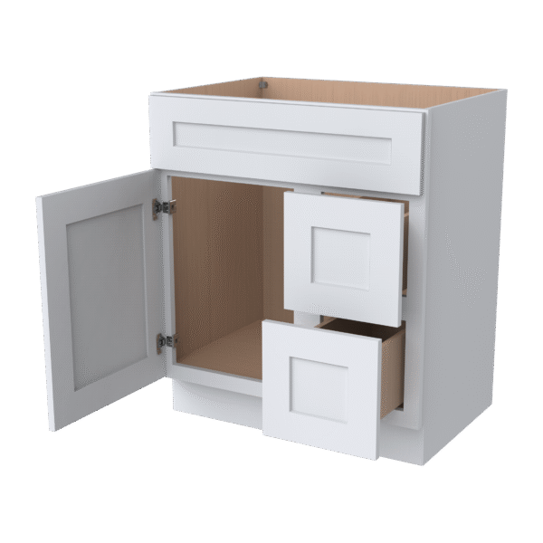 Vanity Sink Bases with 2 Drawers Right